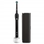 Электрическая зубная щетка ORAL-B PRO 750 D16.513.1UX Cross Action Black (Чёрный) + Travel Case (Белый)