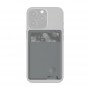 Чехол Axxa силиконовый для смартфона с функцией держателя карт серый
