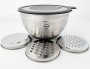 Миска TimA с терками и крышкой 16 см 1,6 л MKT-16