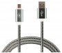 USB кабель micro WIIIX CB520-UMU-10S (1м) Серебристый