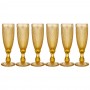 Набор бокалов для шампанского Lefard 781-216 Гранат "Muza Color" 6шт 150мл