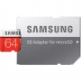 Карта флеш-памяти Samsung microSD Evo Plus 64Gb Cl10+ADP