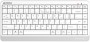 Клавиатура A4Tech Fstyler FBK11 Беспроводная (USB+BT) White-Grey