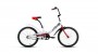 Велосипед Forward Scorpions 20 1.0 disc (20" 1ск. рост 10,5") 2020-21 белый/красный