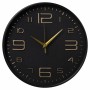 Часы настенные Рубин круг d=30см, корпус чёрный, "Классика"