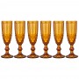 Набор бокалов для шампанского Lefard 781-210 Серпентина "Muza Color" 6шт 150мл