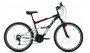 Велосипед Altair MTB FS 26 1.0 (26" 18 ск. рост 18") 2022 черный/красный