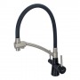 Смеситель Wisent для кухни гибкий Антрацит W4855-26-2
