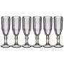 Набор бокалов для шампанского Lefard 694-024 Рока "Muza Color" 6шт 150мл