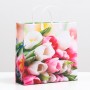 Пакет S Нежные тюльпаны 30*30 9079549