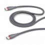 USB кабель Deppa Ceramic Type-C - Type-C Grey (1м) 72398