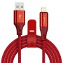USB кабель Lightning Crown CMCU-3103L (1m) Красный