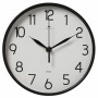 Часы настенные Рубин круг d=19,5см, корпус черный, "Классика"