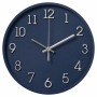 Часы настенные Рубин круг d=28см, открытая стрелка, корпус синий, "Классика"