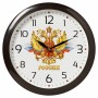 Часы настенные Рубин круг d=29см, корпус темно-коричневый " Россия"