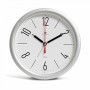Будильник Рубин кварц d=15см, корпус серебряный "Классика"