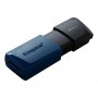 USB накопитель 64Gb USB3.2 Kingston DataTraveler Exodia M Black+Blue