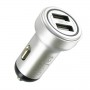 Авто З/У Dotfes B05 (2xUSB, 3.4A) Silver