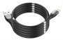 USB кабель Lightning LDNIO LS511(Магнитая оплетка, 2.4A, 1m) Black