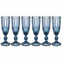 Набор бокалов для шампанского Lefard 781-100 Серпентина "Muza Color" 6шт 150мл