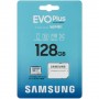 Карта флеш-памяти Samsung microSD Evo Plus 128Gb Cl10+ADP