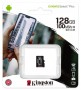 Карта флеш-памяти Kingston microSDXC 128GB Class10 UHS-I