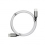 USB кабель Deppa USB Type-C - USB Type-C 5A, 100Вт, магнитный органайзер Gray (1,5м) 72321