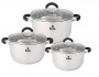 Набор кастрюль Rashel Комфорт 6 пр. 3,6 л, 4,7 л, 6 л R-346к