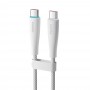 USB кабель Deppa Fly Type-C - Type-C 60Вт White (1,2м) 72546