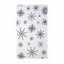 Полотенце Доляна Синие снежинки 40х70 см рогожка 4478735
