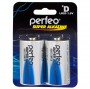 Эл.питания Perfeo LR20/2BL D (1BL-2шт) Super Alkaline