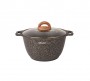 Кастрюля Kukmara Granit ultra black-gold 4 л кгбг42а
