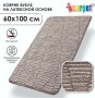 Коврик Shahintex icarpet Букле Кристалл противоскользящий 60х100 мокко с молоком 80 S