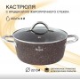 Кастрюля Rashel Титан&Гранит 3 л/22 см коричневый R-26630