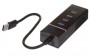 USB HUB Perfeo 4 Port PF-H031 USB 3.0 Black