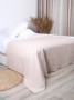 Покрывало Mona Liza Softness 150х200 жаккард вафельный бежевый АШ500515/1