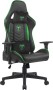 Игровое кресло T-Line Royal (Экокожа) Black+Green