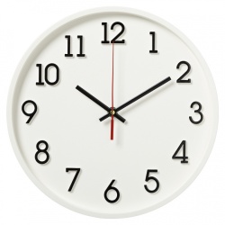 Часы настенные Рубин Классика d-28см белый 2831-003