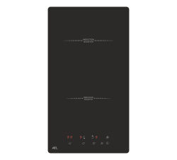 Встраиваемая варочная панель Индукционная ATL 2 KIC 32 С BK, 28,8 см, цвет Чёрный