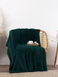 Плед Этель 180х200 Изумрудный 9849730