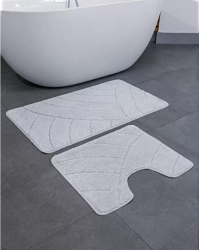 Набор ковриков My Crystal Gold 60*100 и 50*60 св-серый МС2-068