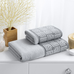 Полотенце Verossa 50/90 Estetica 1 Махра 450 гр/м2 Светло-серый 790219