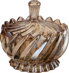 Сахарница Regent Deli Glass 10 см TG1080B/L1HA