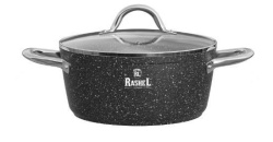 Кастрюля Rashel Титан&Гранит 3 л/22 см черный R-24430