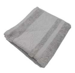 Полотенце ТМ Gala 50/90 бордюр Этель Махра 400 г/м2 Жемчужно-серый 739952