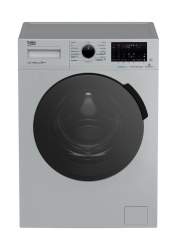Стиральная машина с фронтальной загрузкой Beko WSPE7H616S, Max загрузка - 7,5кг, Max отжим - 1 200об/мин., цвет Серый