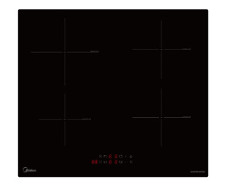 Встраиваемая варочная панель Индукционная Midea MIH64103, 59 см, цвет Чёрный