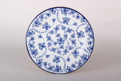 Тарелка Коралл Голубой ситец 20 см ZX2403-8FP 116487