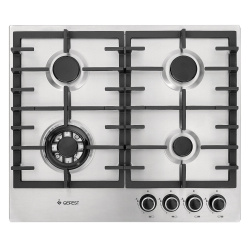 Встраиваемая варочная панель Газовая Gefest ПВГ 1214-01 К5, 60 см, цвет Нержавеющая сталь