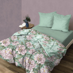 КПБ Семейный Любимый дом Пионы н/у 70/70 Бязь A20983